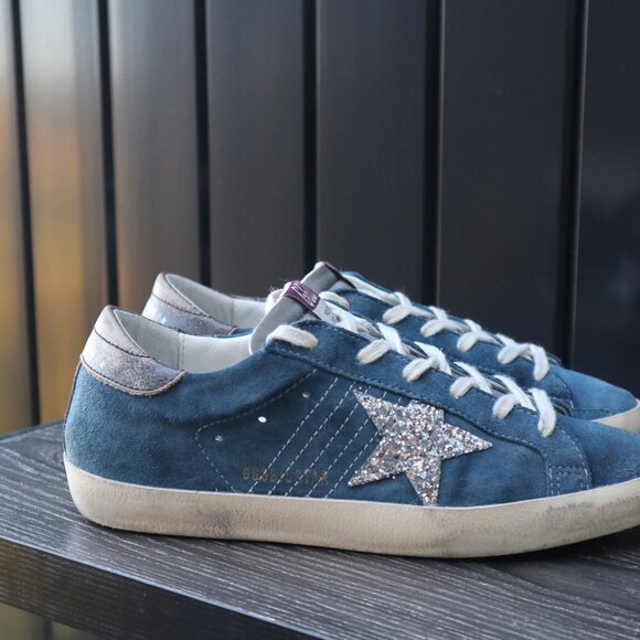 Golden Goose Blue Suede Super Star - Picture 5 of 5